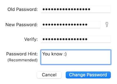 Change Mac password