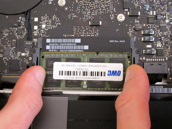 RAM module in MacBook Pro