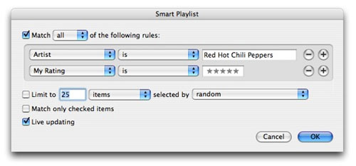 iTunes Smart Playlists