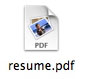 Mac PDF icon