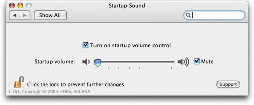 Mute your Mac&rsquo;s startup sound