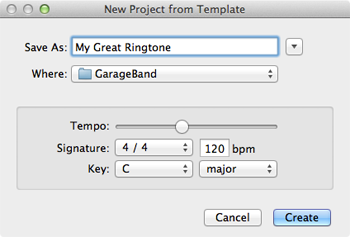 Saving the iPhone ringtone project