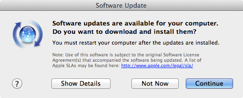 Mac software update