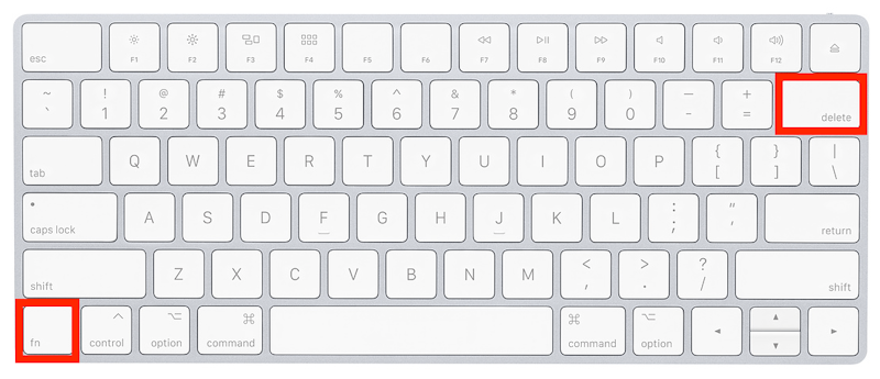 How to backspace on a Mac