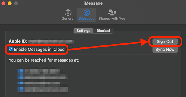 Disable iMessage on a Mac