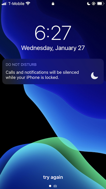 Turn on Do Not Disturb on iPhone