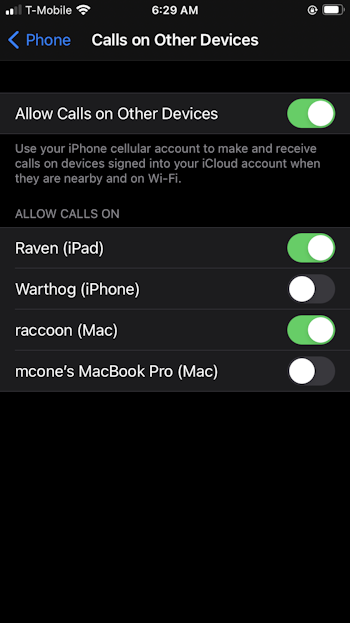 Enable calling on iPad