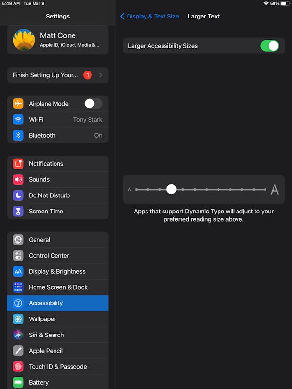 How to Change the Font Size on Your iPad Macinstruct