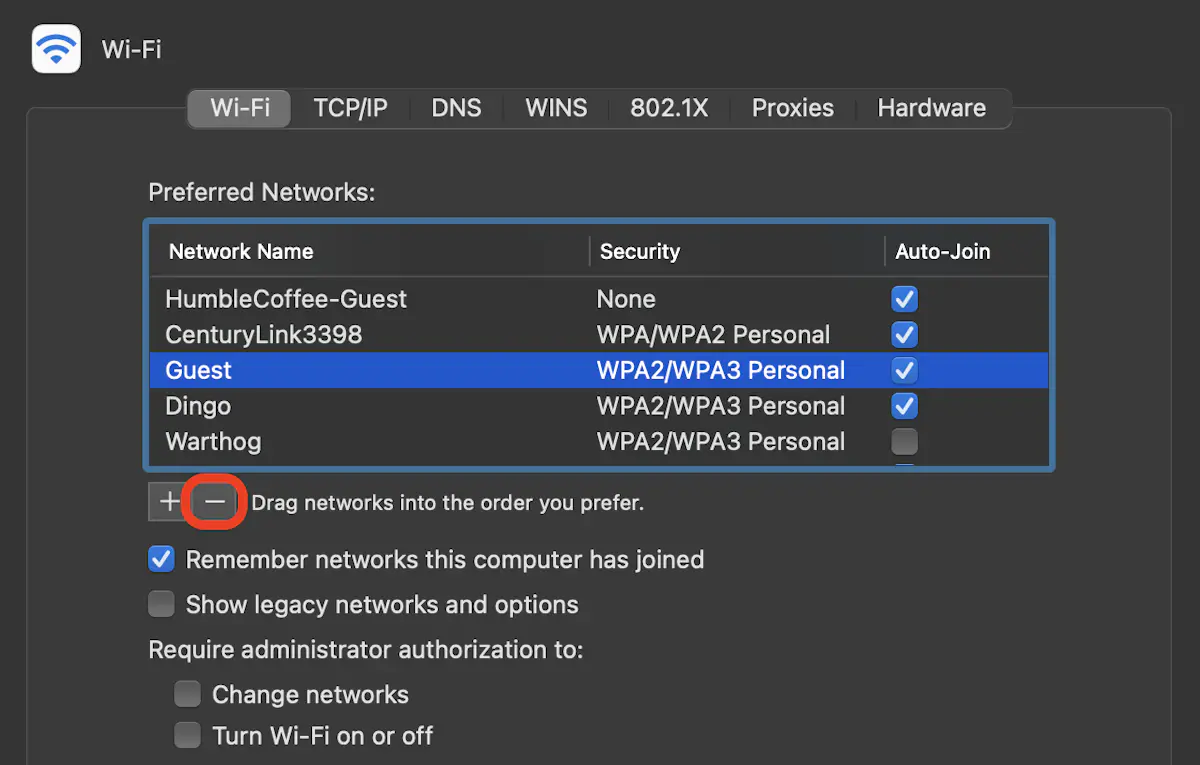 Tell Your Mac to Forget a Wireless Network | Macinstruct