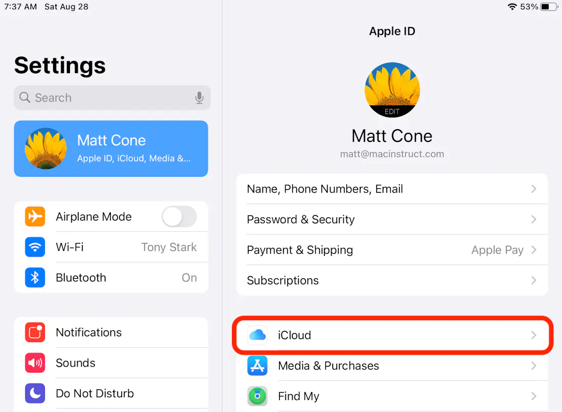 How to Backup Your iPad to iCloud | Macinstruct