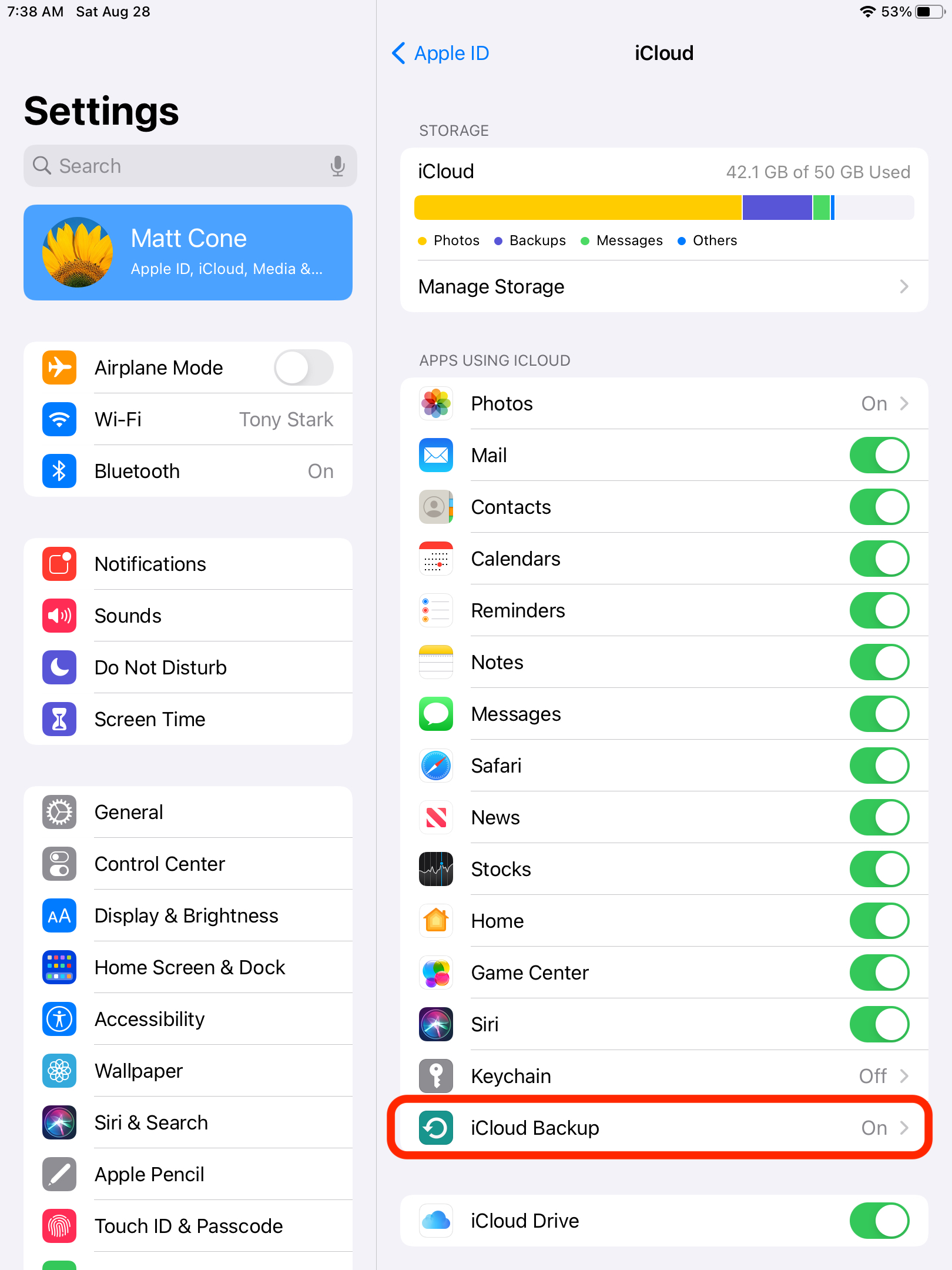 How to Backup Your iPad to iCloud Macinstruct