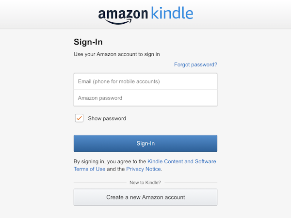 Kindle books on iPad