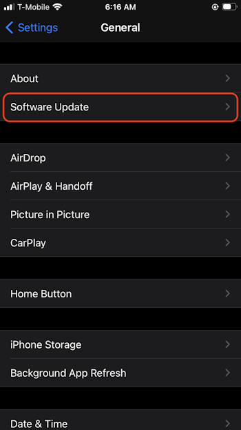 Disable automatic updates on your iPhone