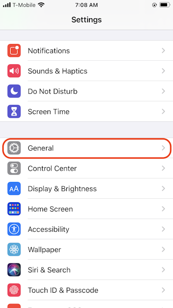 Check which version of iOS your iPhone is using