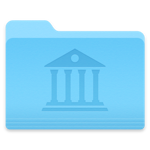 The Mac Library folder icon
