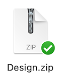 Zip files on a Mac