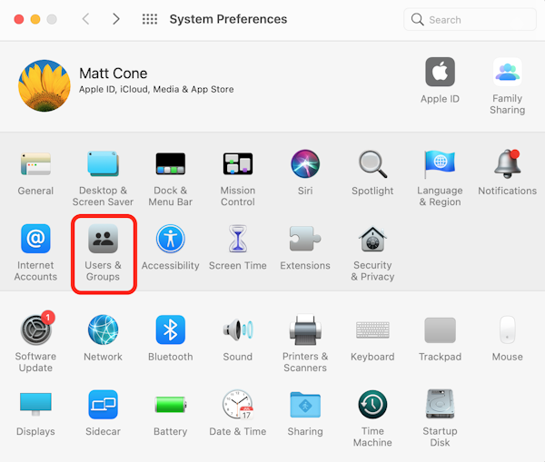 Mac system preferences