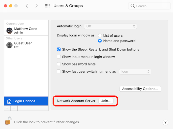 Enabling the root user on a Mac