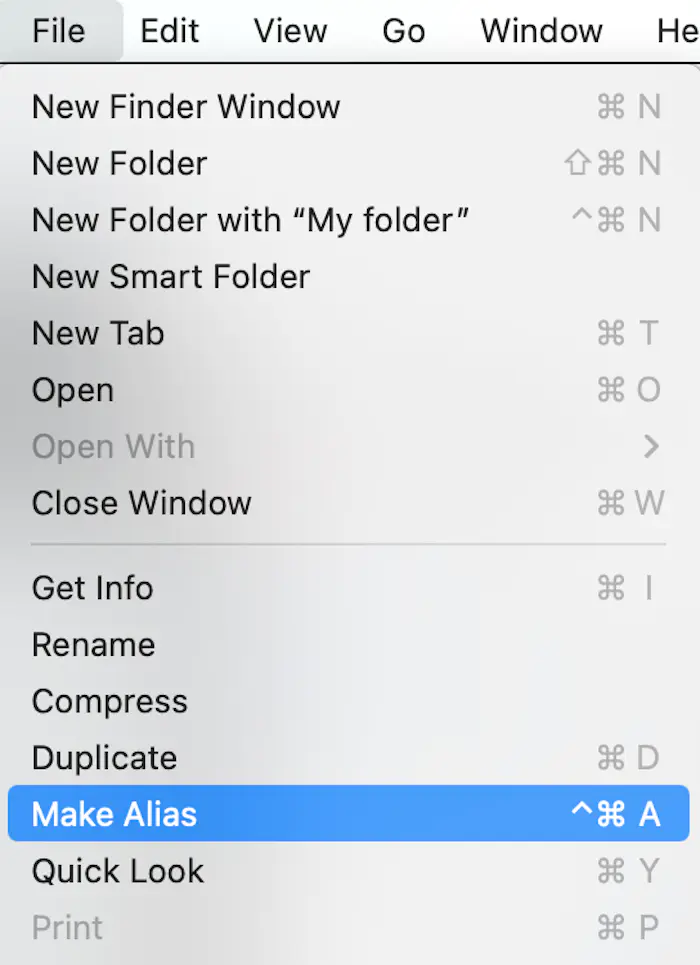 How to Make an Alias (Shortcut) on a Mac | Macinstruct