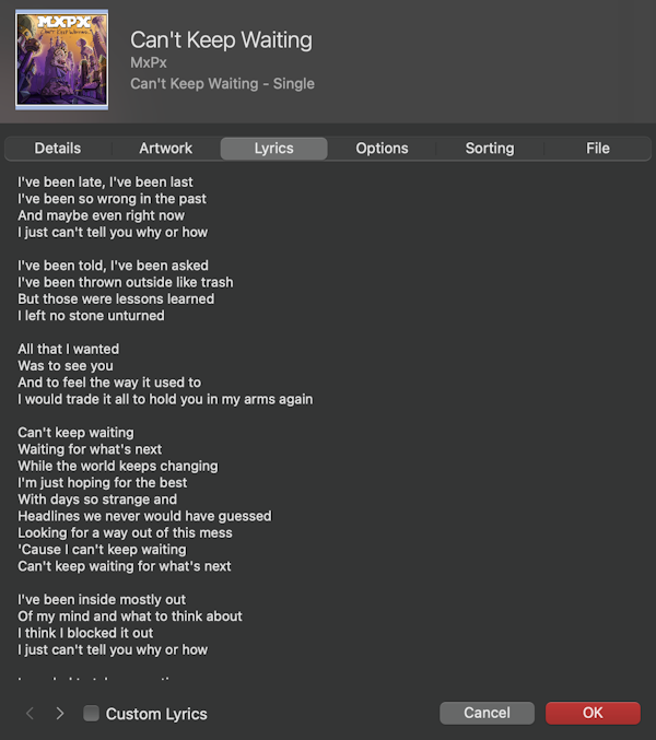 View lyrics in Apple Music on Mac