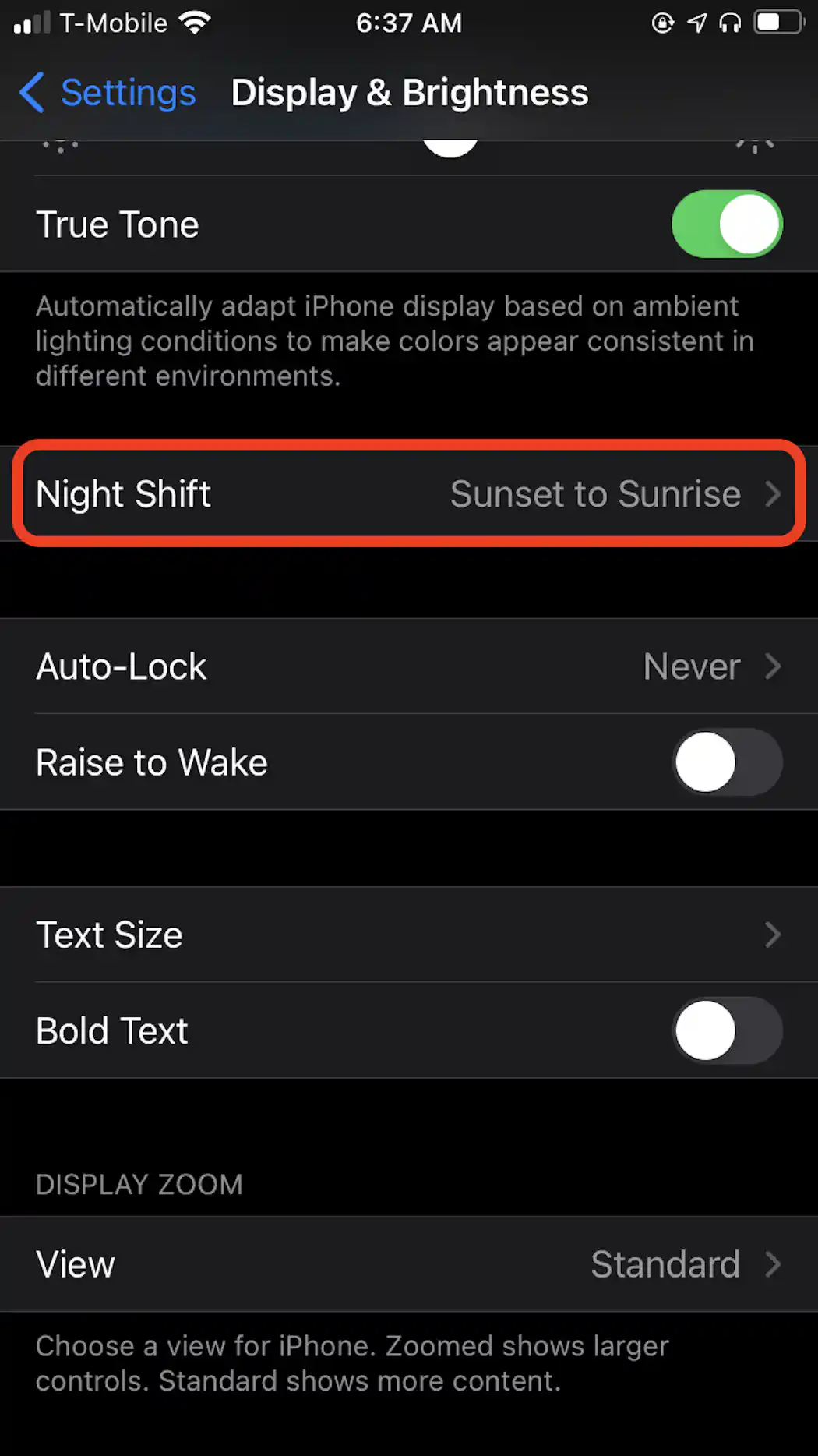 How to Enable Night Shift on Your iPhone | Macinstruct