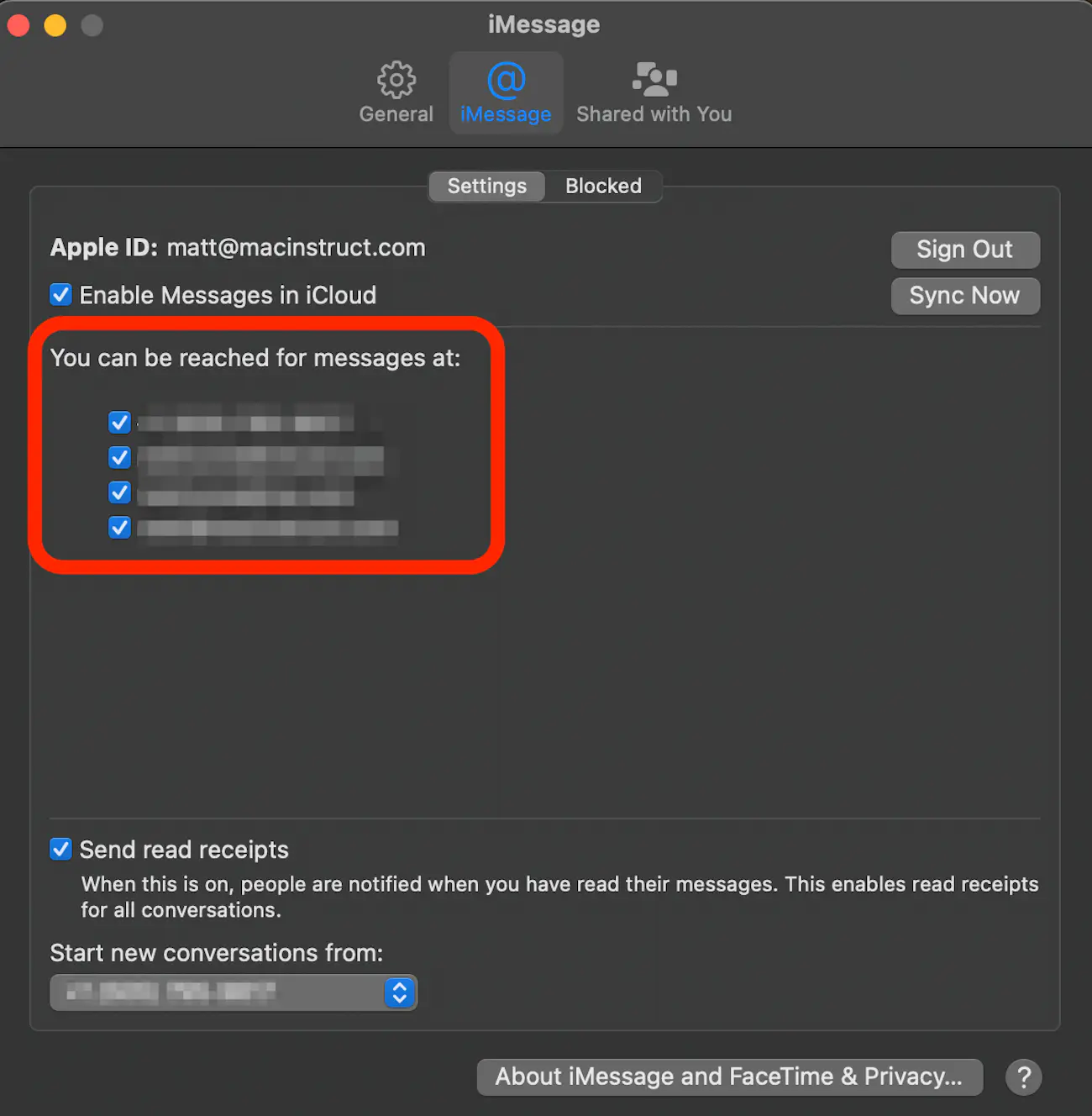 How to Use Your Phone Number for iMessage on Your Mac | Macinstruct