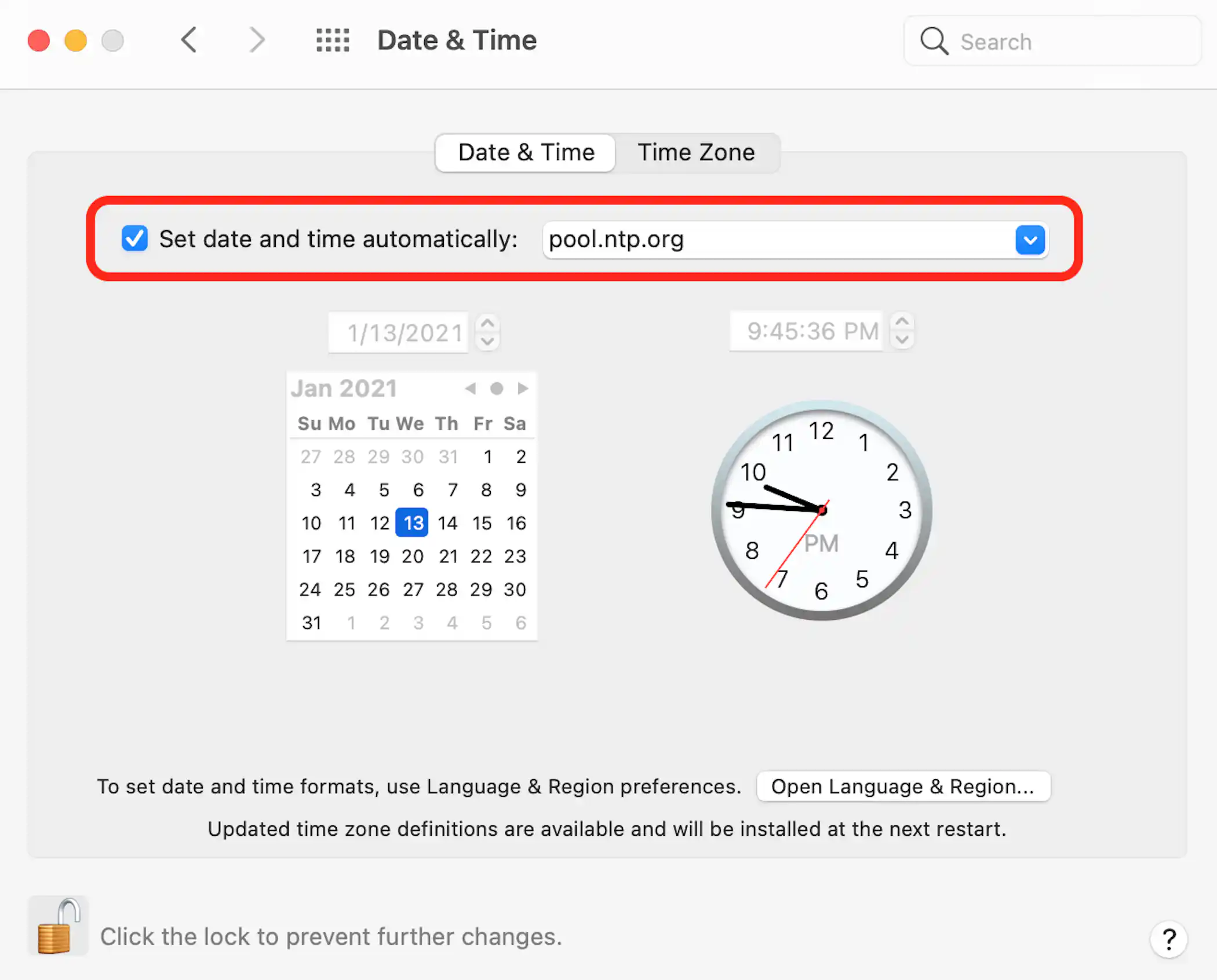 Synchronize your Mac's Clock with a Time Server | Macinstruct