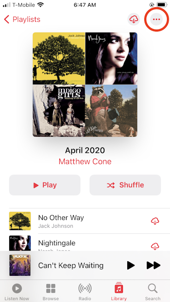 How to share an Apple Music playlist on an iPhone