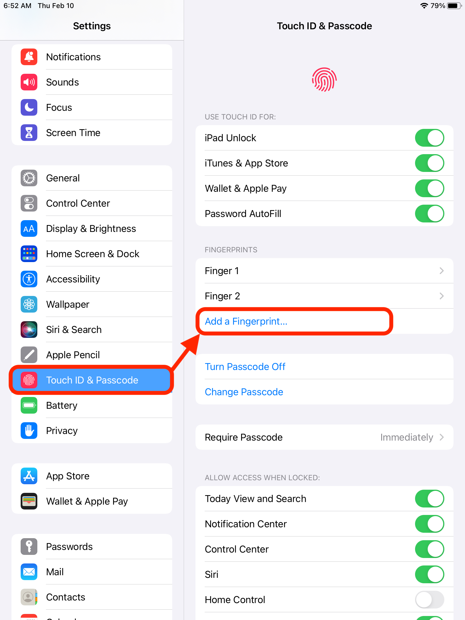 How to Add Another Fingerprint to Touch ID on Your iPad Macinstruct