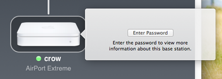 AirPort password protection