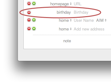 Remembering birthdays on your Mac