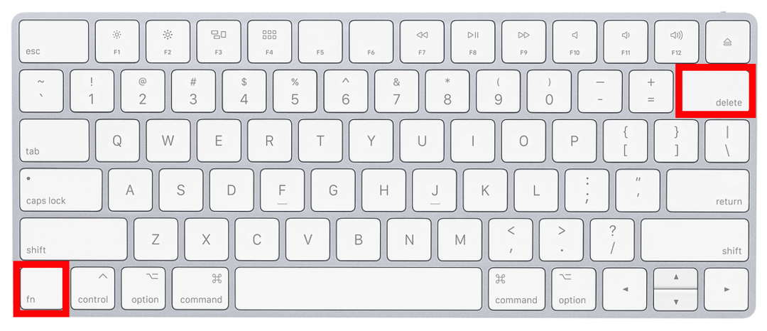 How to backspace on a Mac