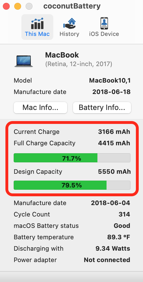 Check your MacBook’s battery health