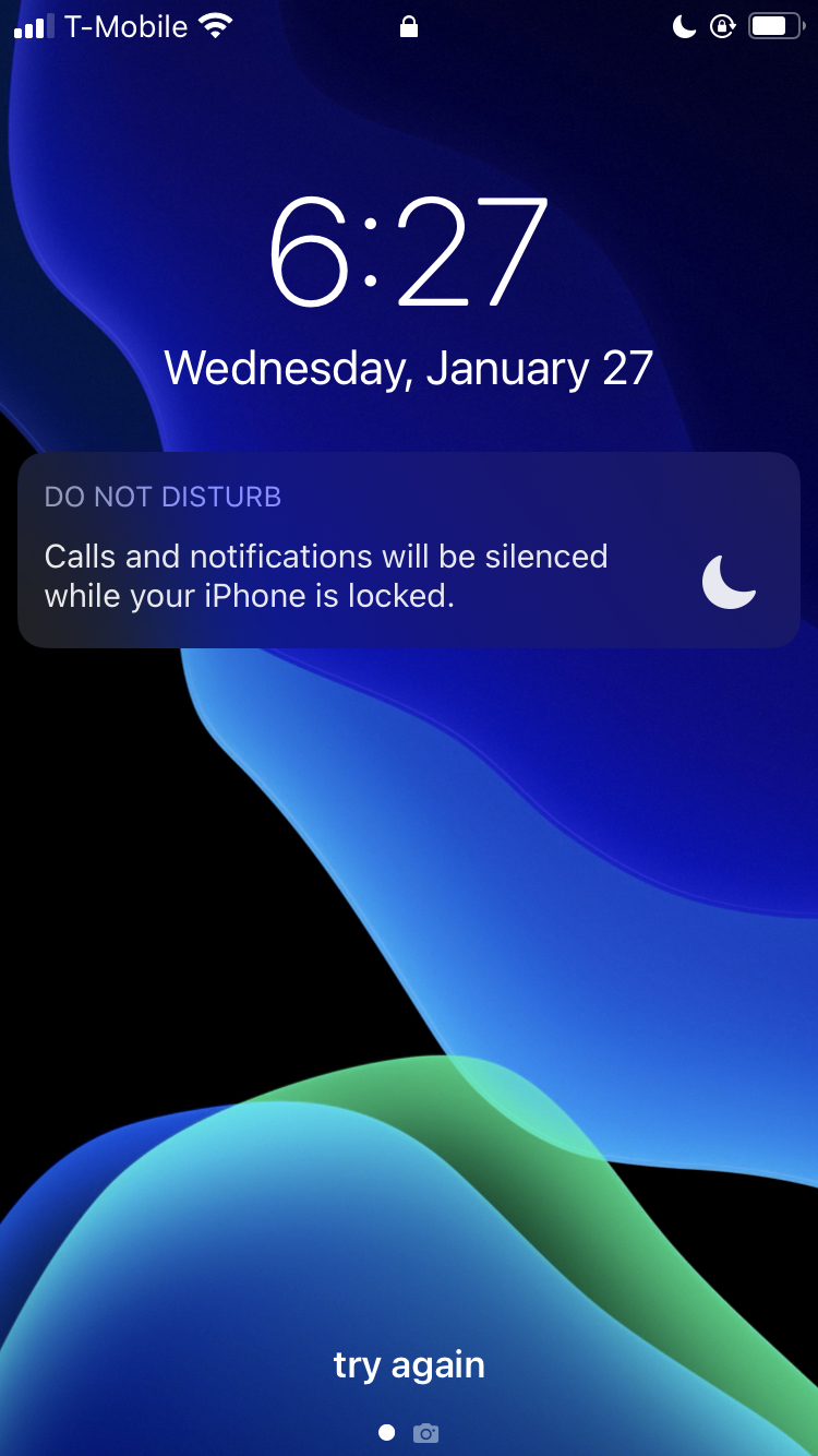 Turn on Do Not Disturb on iPhone