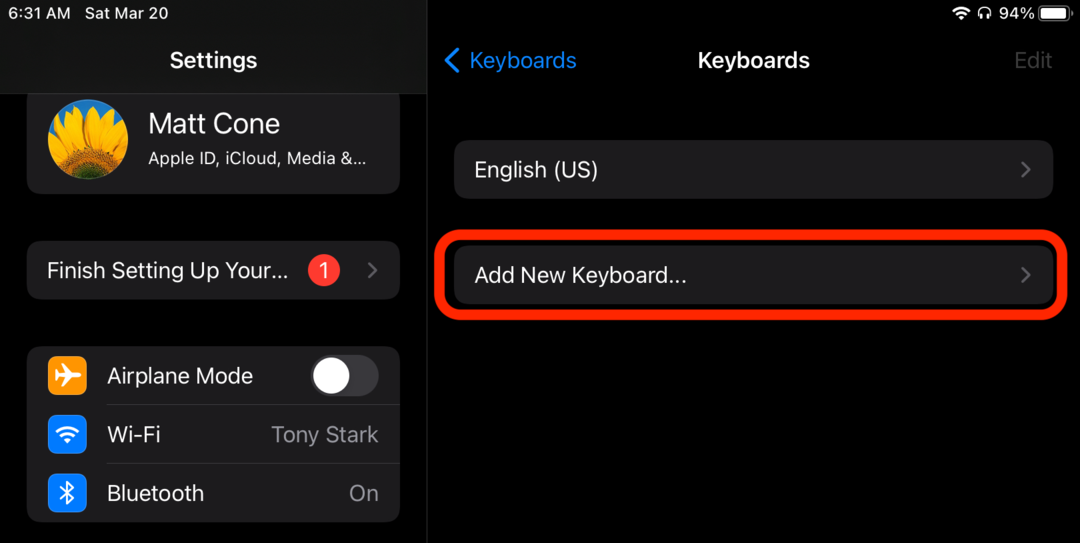 Enabling the emoji keyboard on iPhone and iPad