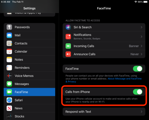How to Make and Receive Phone Calls on Your iPad | Macinstruct