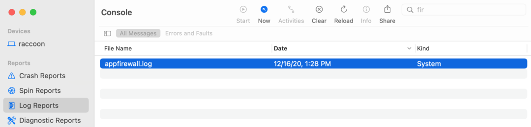 Mac firewall logs