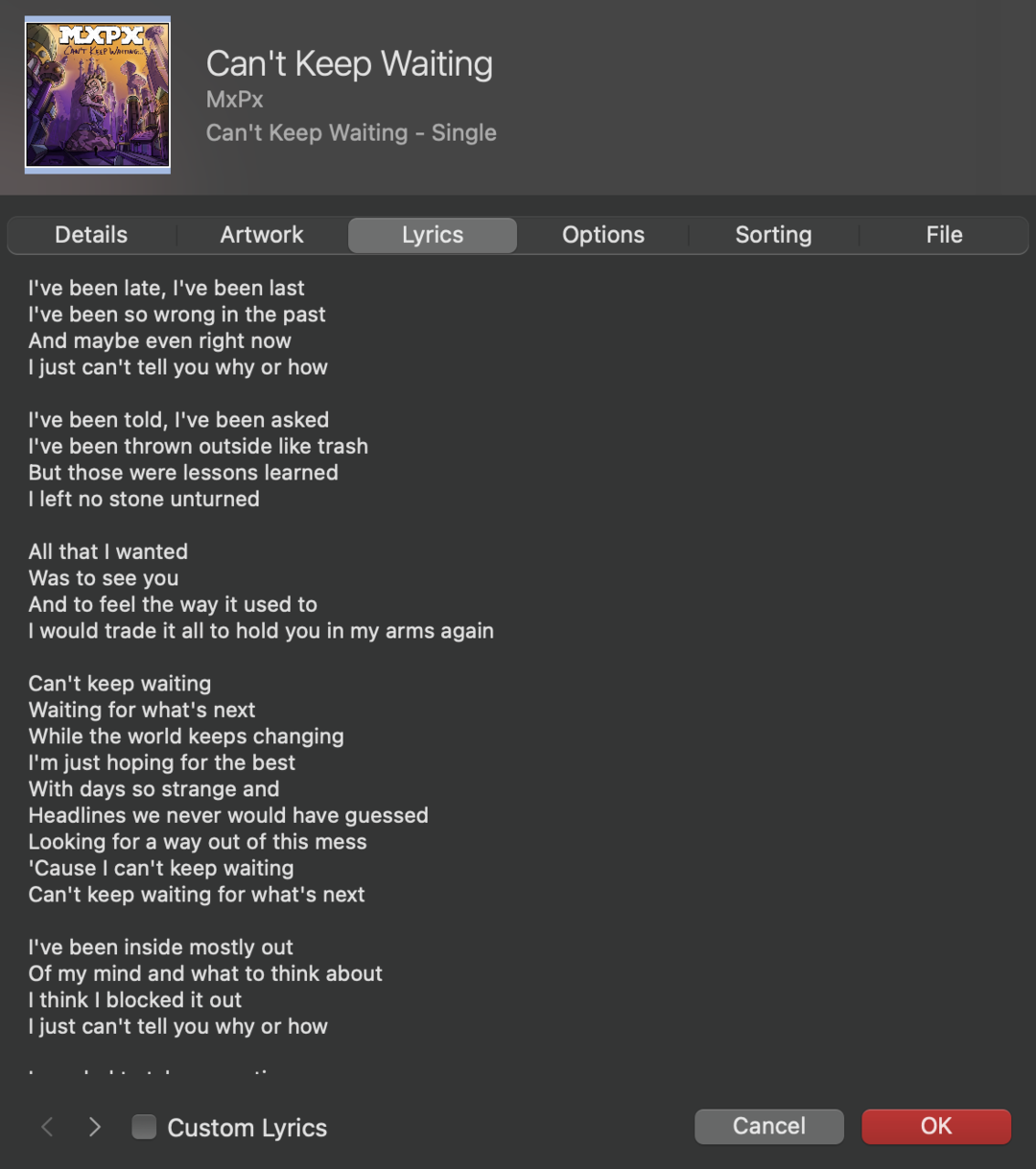 View lyrics in Apple Music on Mac