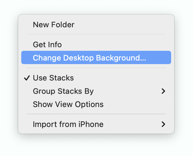 Right click on Mac