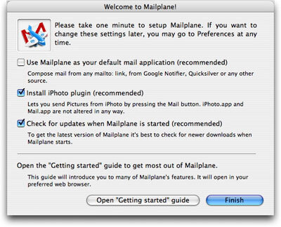 The Mailplane application for Mac