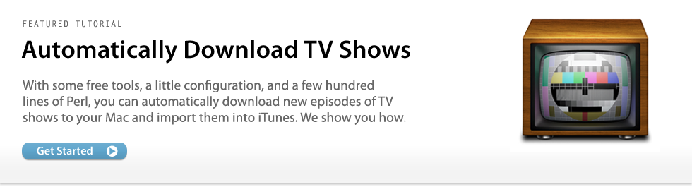 Automatically Download TV Shows