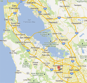 Location of Apple&rsquo;s Campus