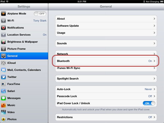 How connect to a Bluetooth keyboard with iPhone or iPad