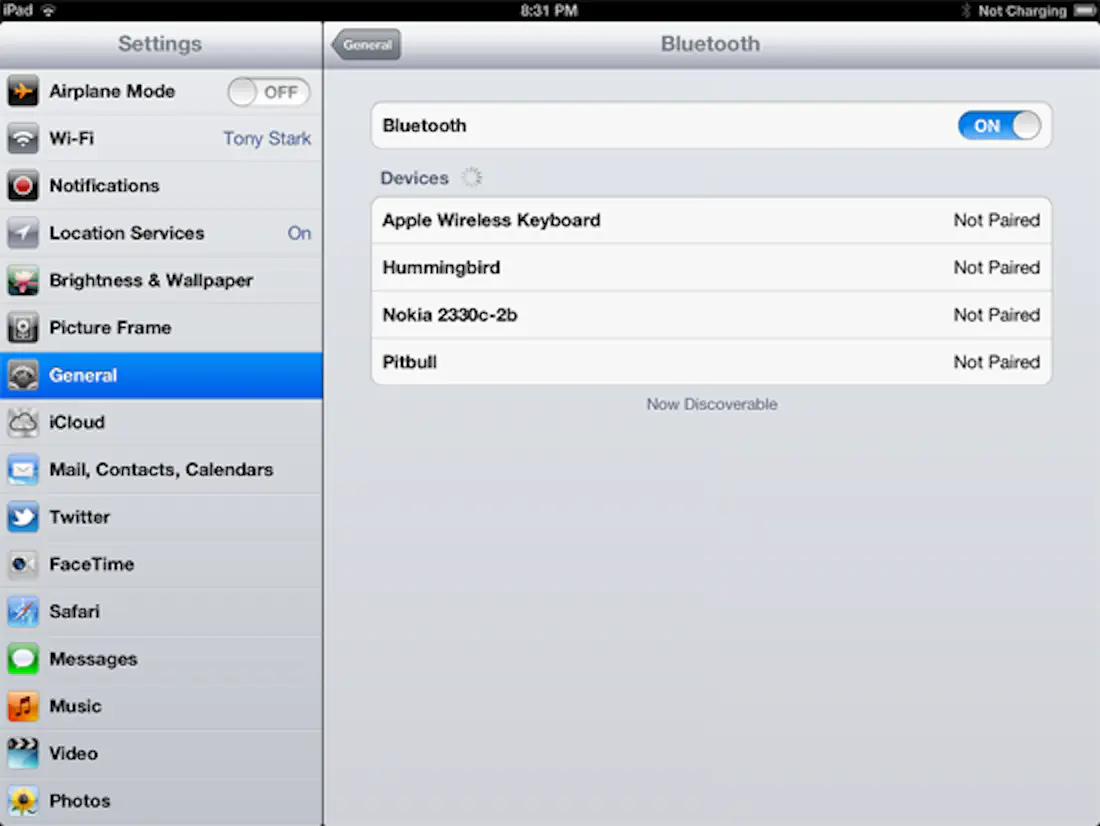 Connecting a Bluetooth Keyboard to an iPad Macinstruct