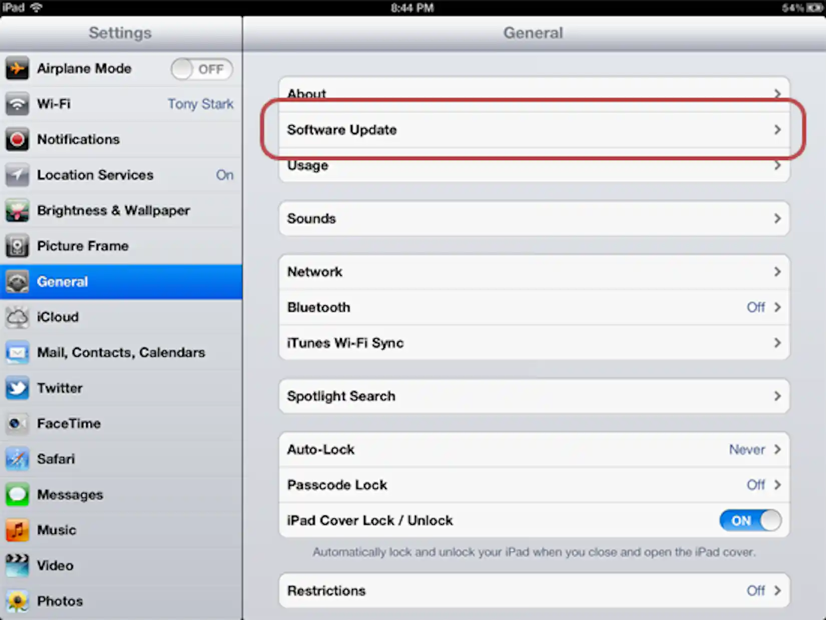 apple ipad 2 software update download