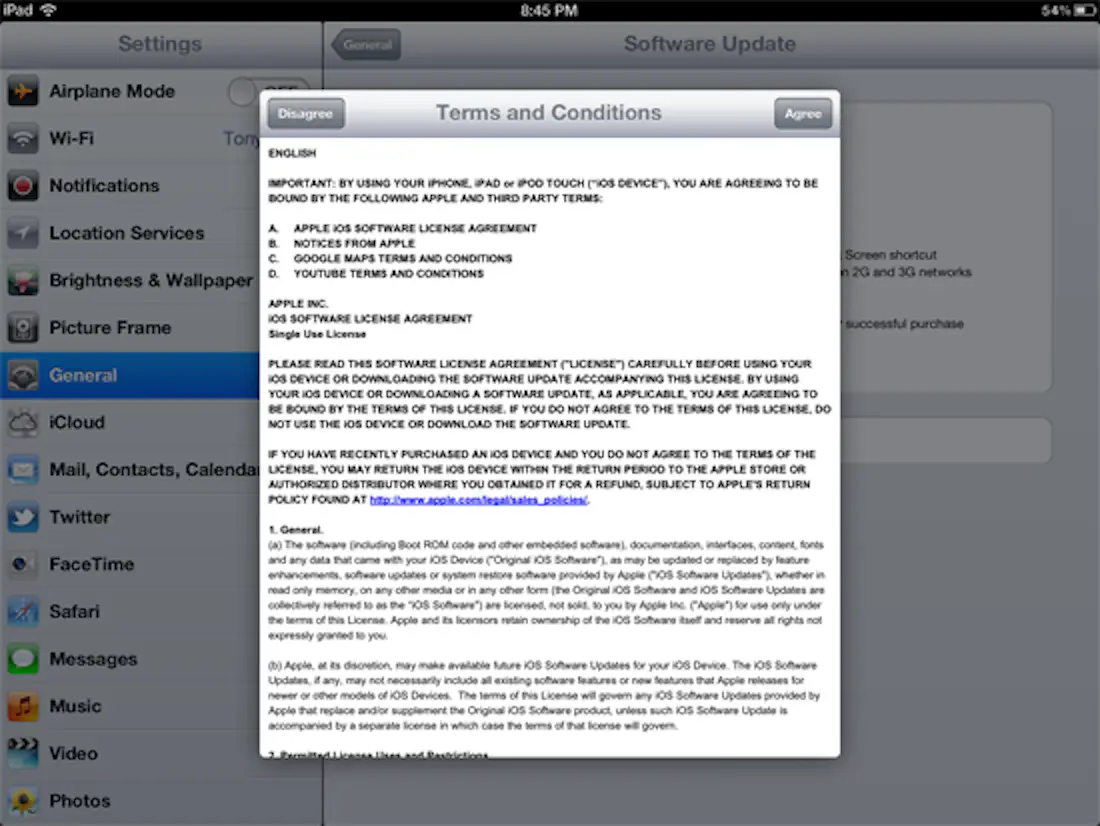 Update your software. Terms and conditions Apple.