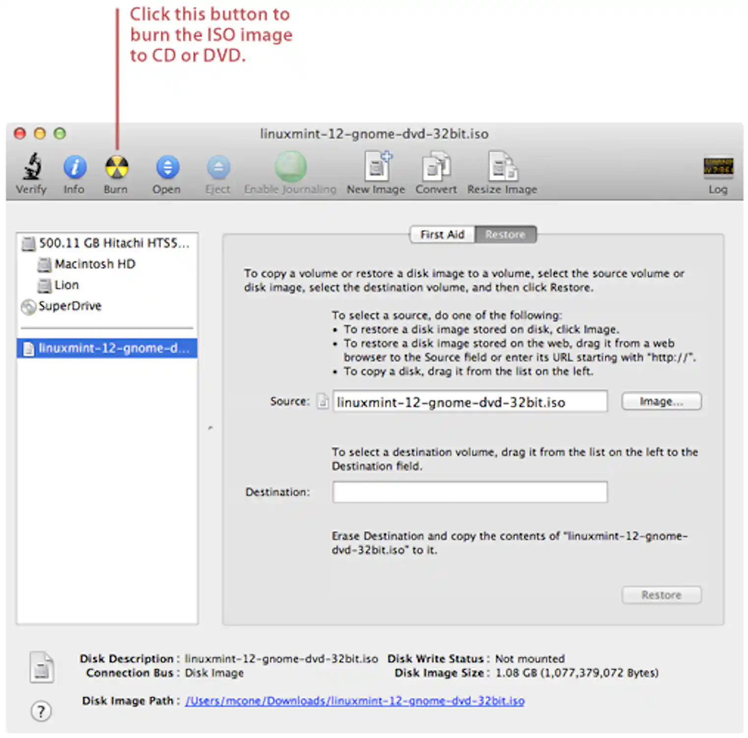 How to Burn an ISO Disc Image on Your Mac Macinstruct