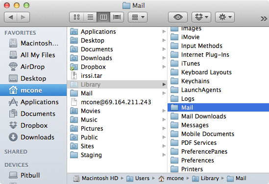 how to get to your library folder on mac