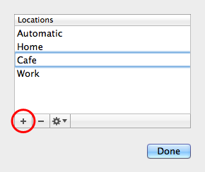 Mac network location settings