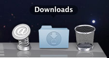 Download folder in Mac OS X Leopard